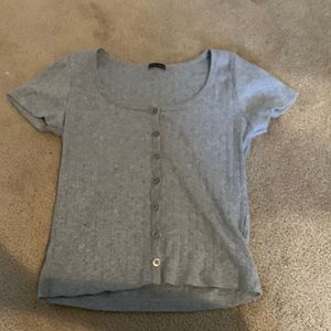 Grey brandy melville top